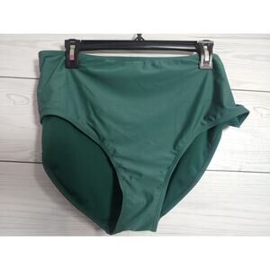 Womens Nicole Miller Plus Size High Waist Swimsuit Bottom 1x